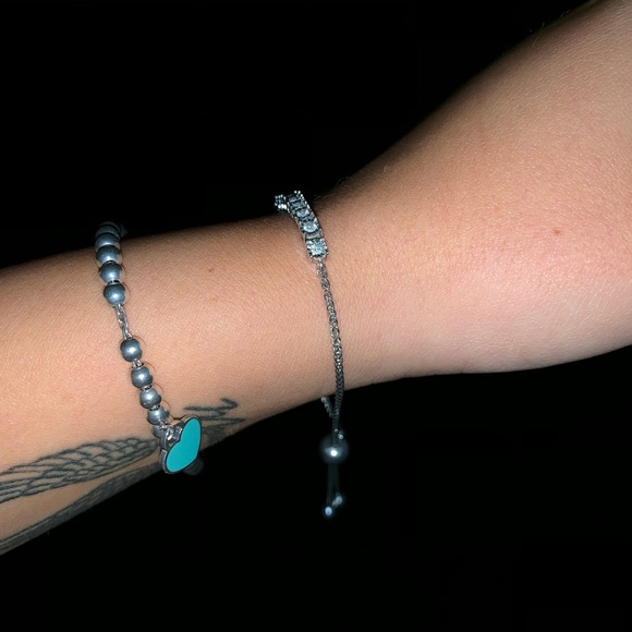 Diamond BoLo Bracelet in Sterling Silver. - Picture 2 of 3